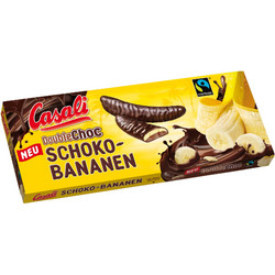 Продуктови Категории Шоколади Casali Шоколадови банани двоен шоколад 300гр